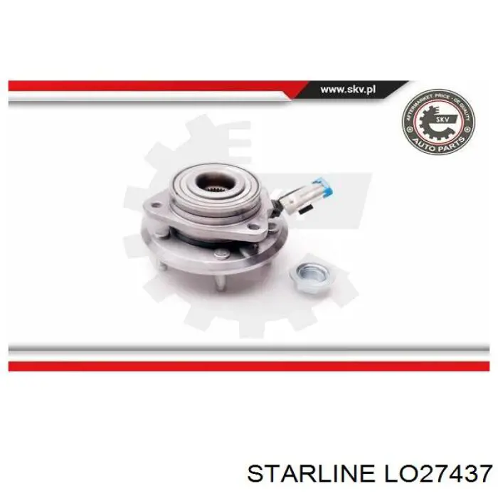 LO27437 Starline Ступица колеса передняя