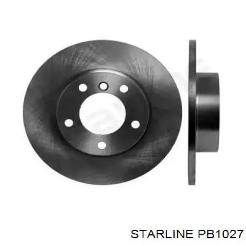PB1027 Starline Диск тормозной передний