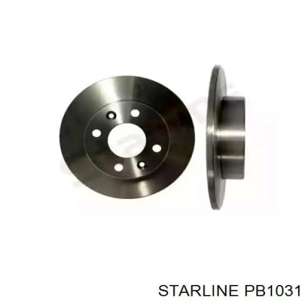 PB 1031 Starline диск тормозной передний