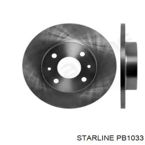 Тормозные диски PB1033 Starline