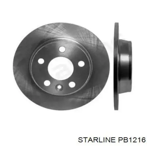 Купить PB1216 Starline Диск тормозной задний