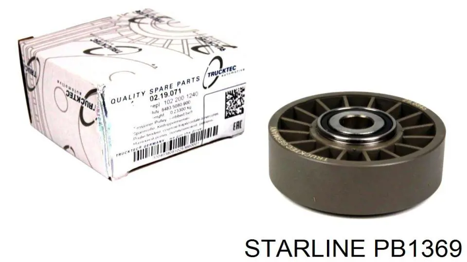 Купить PB1369 Starline Диск тормозной задний