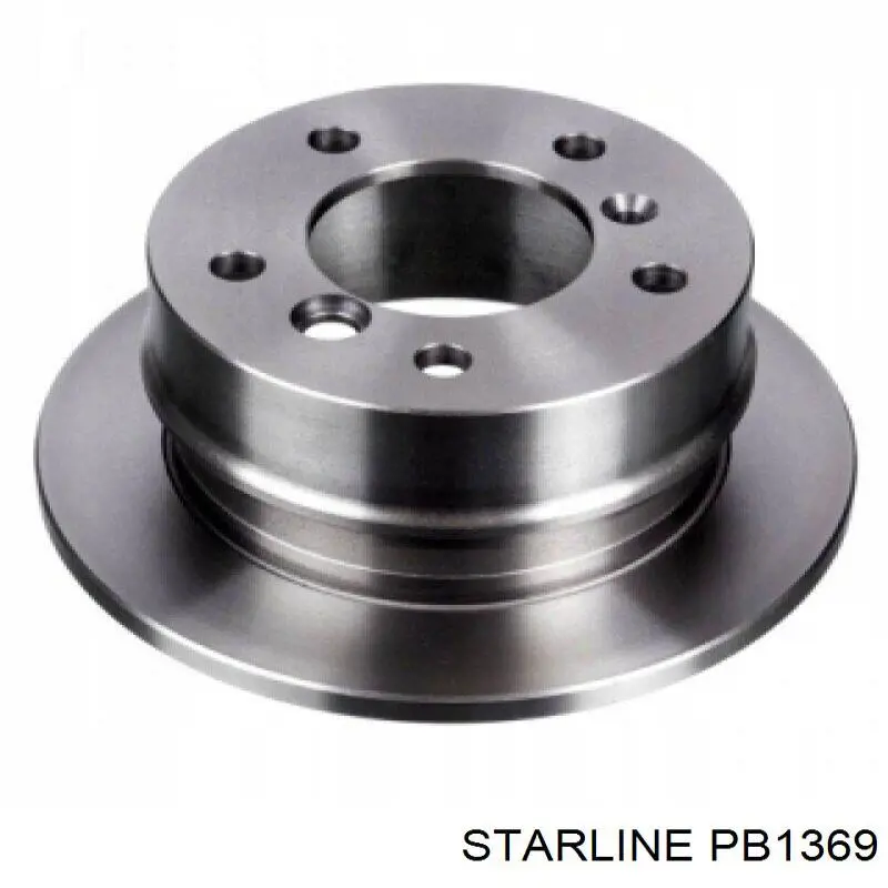 PB 1369 Starline диск тормозной задний