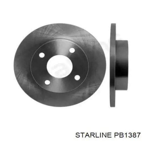 Тормоз дисковый передний Starline PB1387 цена, от 16.24 USD