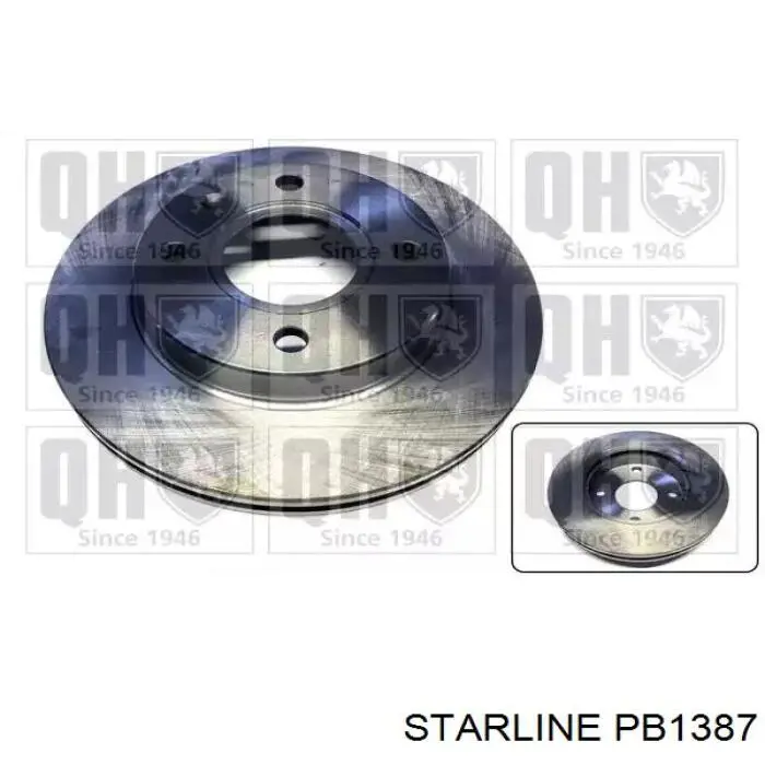 Купить PB1387 Starline Ротор тормозной