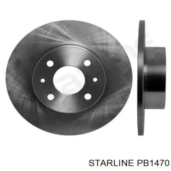 PB1470 Starline диск тормозной задний