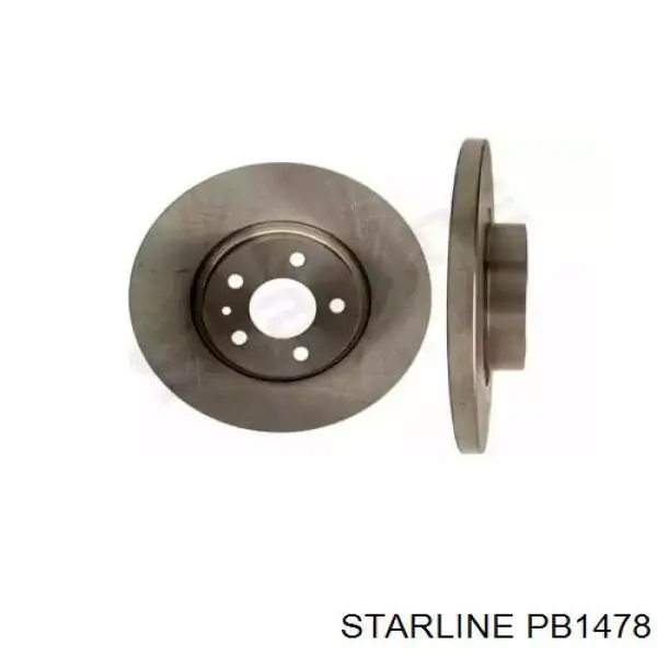 Передние тормозные диски PB1478 Starline