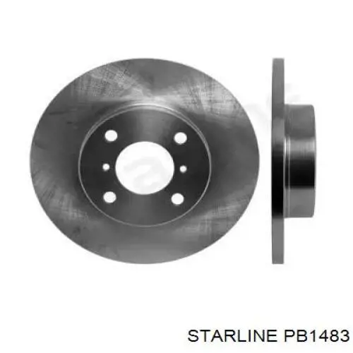 PB1483 Starline диск тормозной передний