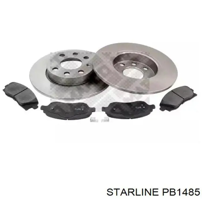 Передний тормозной диск Starline PB1485