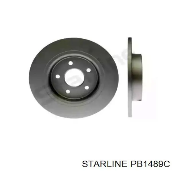 Тормозные диски PB1489C Starline