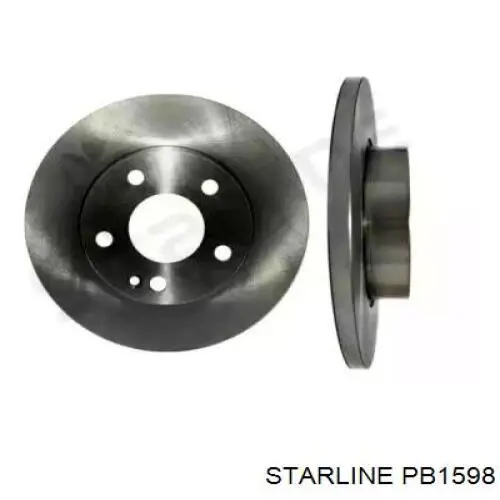 PB 1598 Starline диск тормозной передний