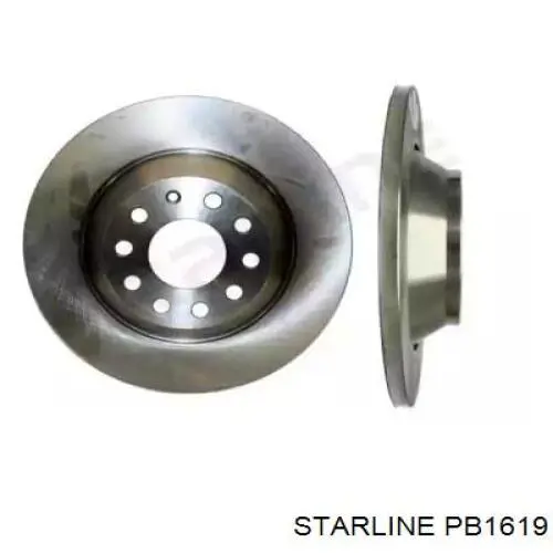 Тормозные диски PB1619 Starline