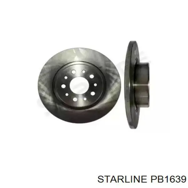 PB1639 Starline диск тормозной задний