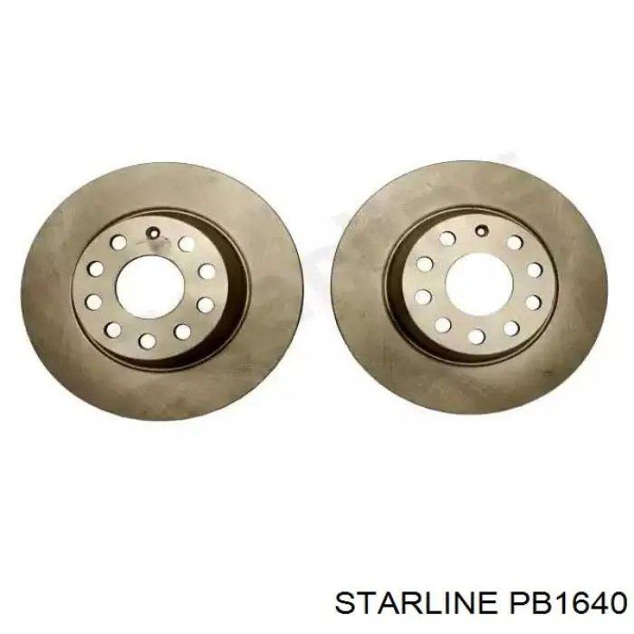 Тормозные диски PB1640 Starline