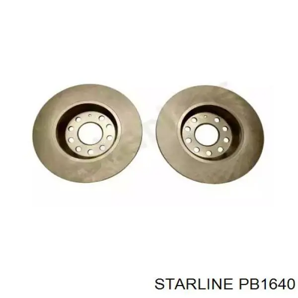 Тормозные диски PB1640 Starline
