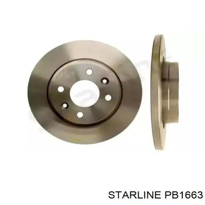 Передние тормозные диски PB1663 Starline