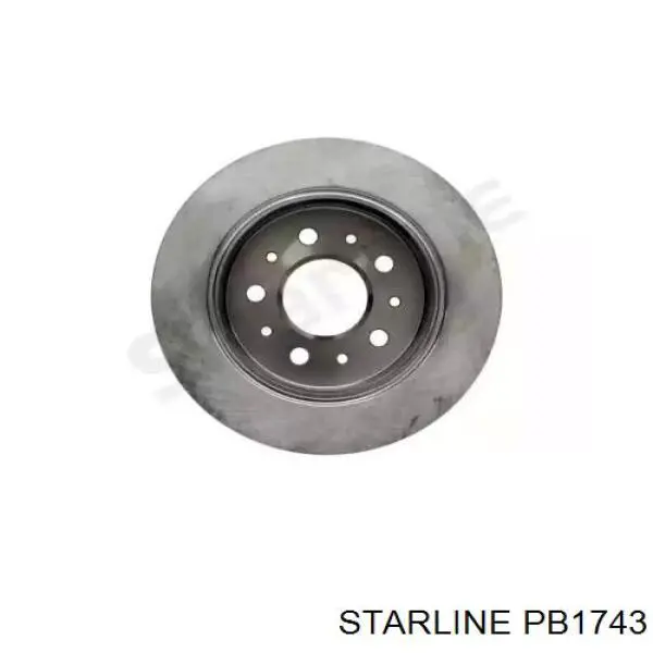 PB1743 Starline диск тормозной задний