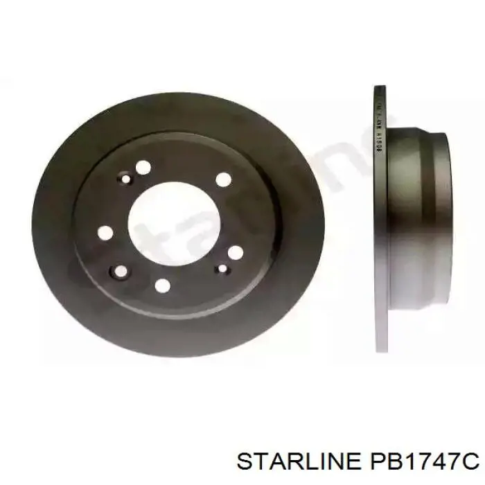 PB 1747C Starline тормозные диски