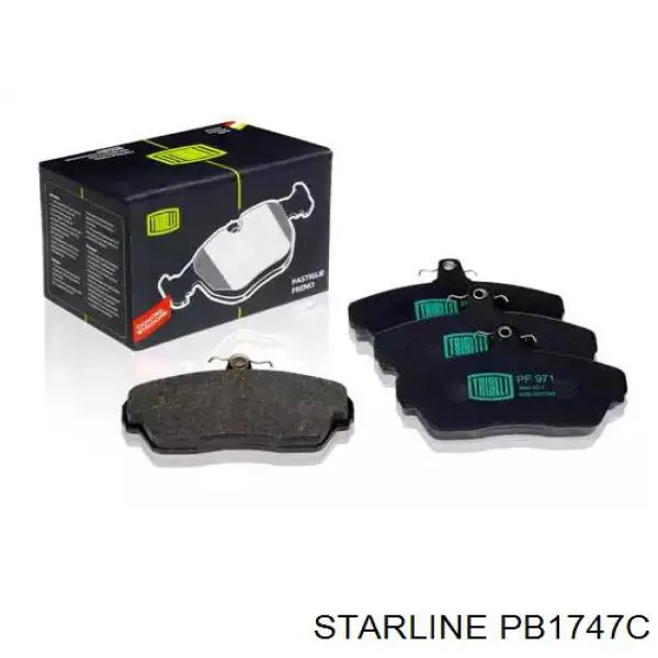 Купить PB1747C Starline Диск тормозной задний
