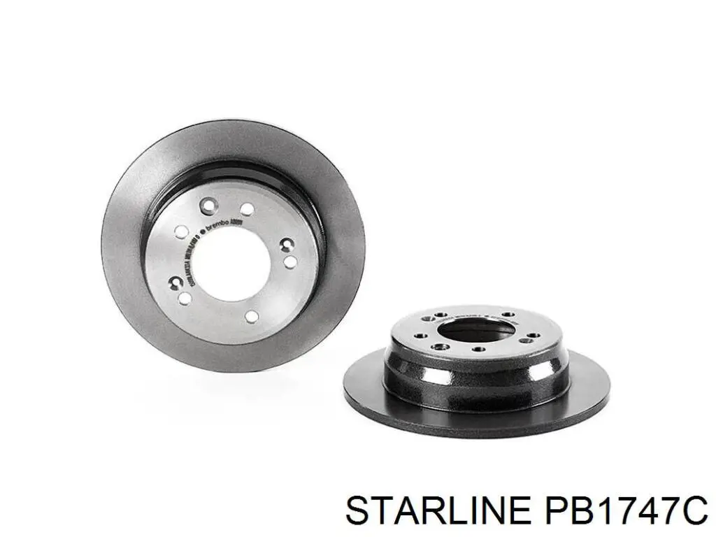 Купить PB1747C Starline Диск тормозной задний