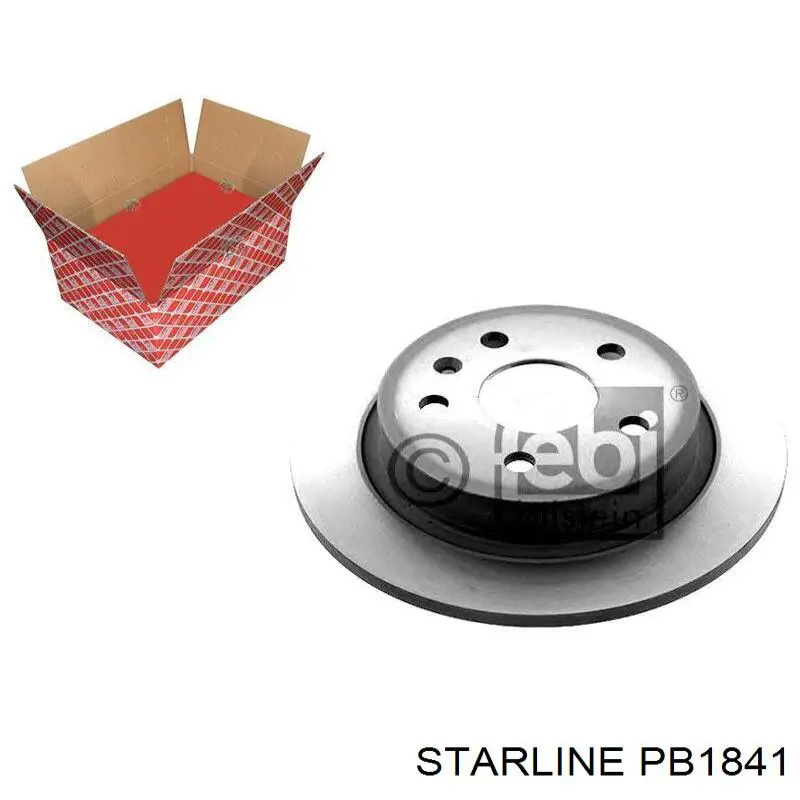 Диск гальмівний задній PB1841 Starline
