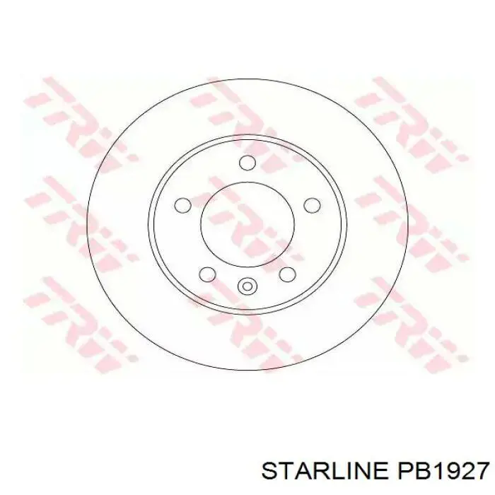 Купить PB1927 Starline Диск тормозной задний