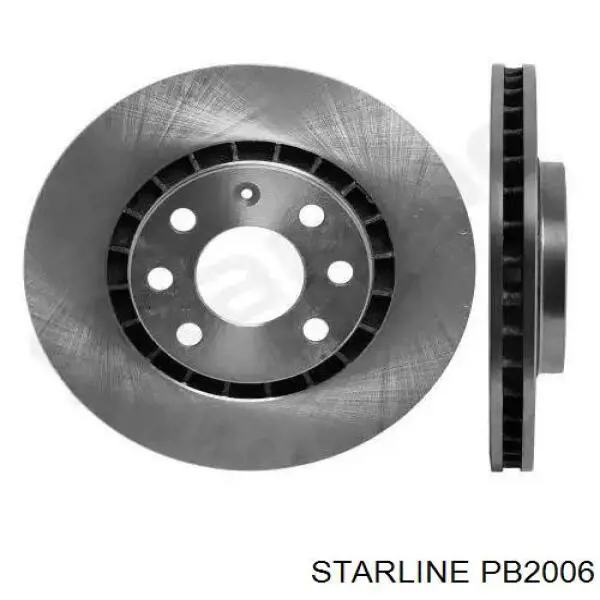 Передние тормозные диски PB2006 Starline