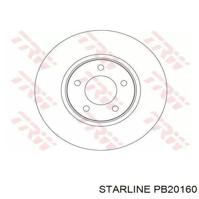 Купить PB20160 Starline Ротор тормозной