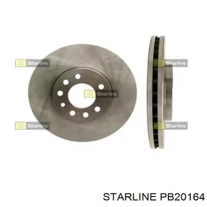 Задний тормозной диск Starline PB20164 цена, от 23.83 USD