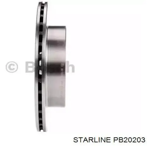 PB20203 Starline Диск тормозной передний