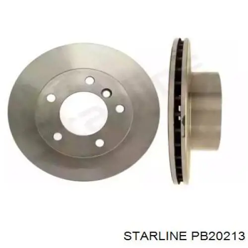 PB 20213 Starline диск тормозной передний