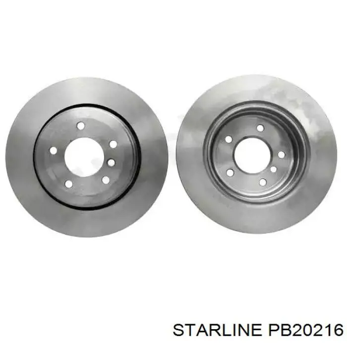 Тормозные диски PB20216 Starline