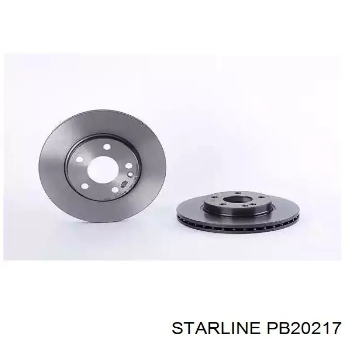 Передние тормозные диски PB20217 Starline