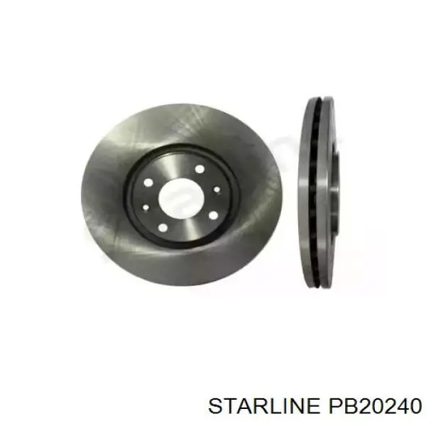 PB 20240 Starline диск тормозной передний