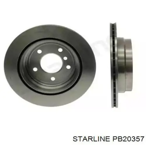 PB20357 Starline диск тормозной задний