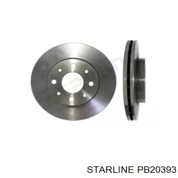 PB 20393 Starline передние тормозные диски