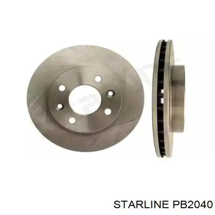 PB 2040 Starline диск тормозной передний