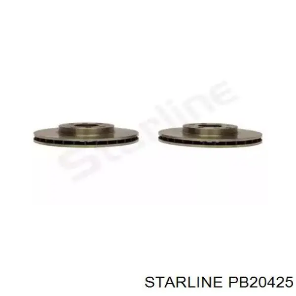 Передние тормозные диски PB20425 Starline
