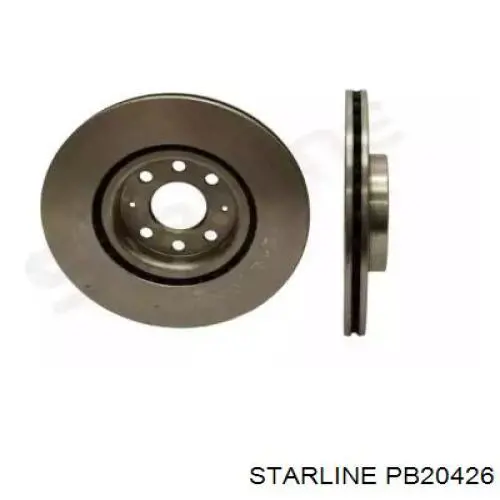 PB20426 Starline диск тормозной передний