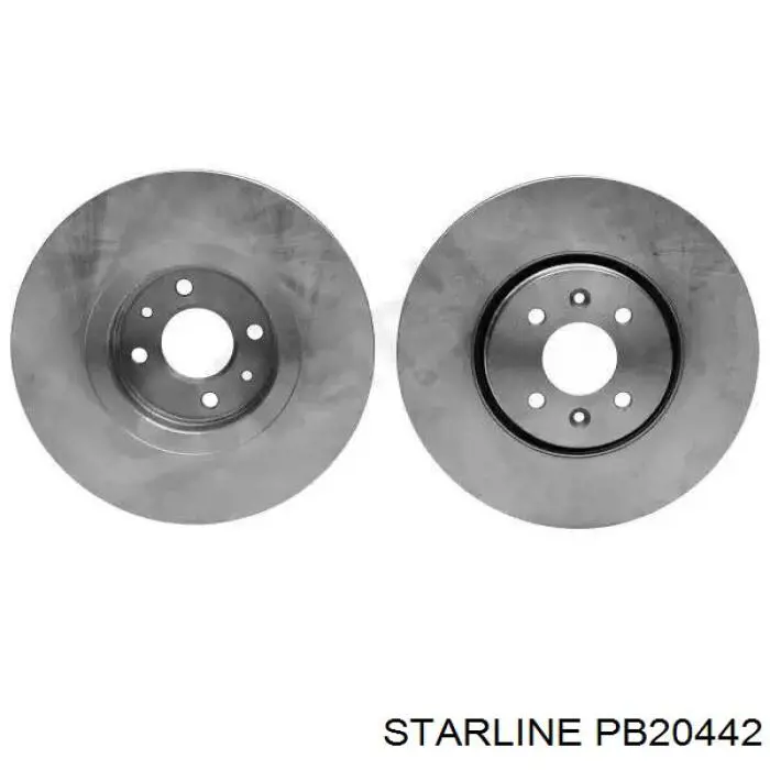 Передние тормозные диски PB20442 Starline