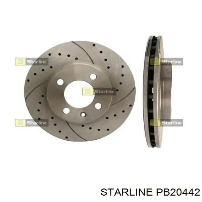 Тормоз дисковый передний Starline PB20442 цена, от 44.40 USD