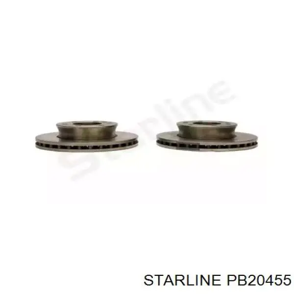 PB20455 Starline диск тормозной передний