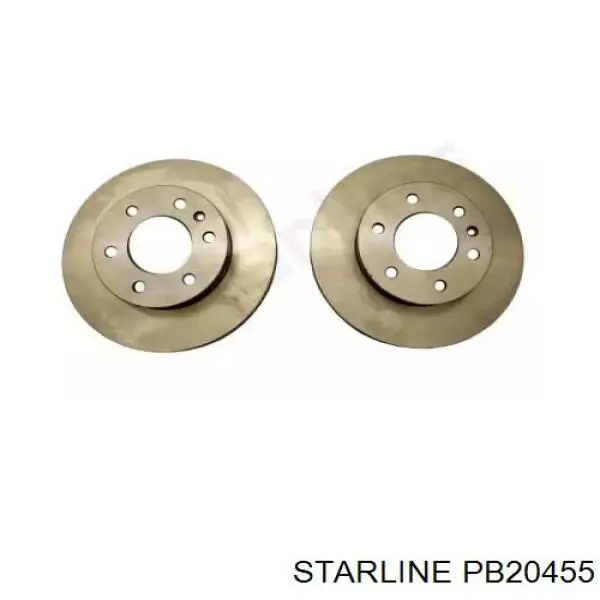 Передние тормозные диски PB20455 Starline