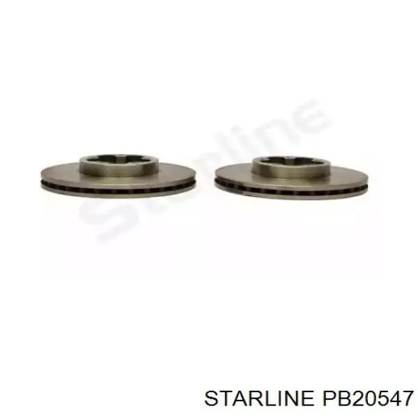 Передние тормозные диски PB20547 Starline