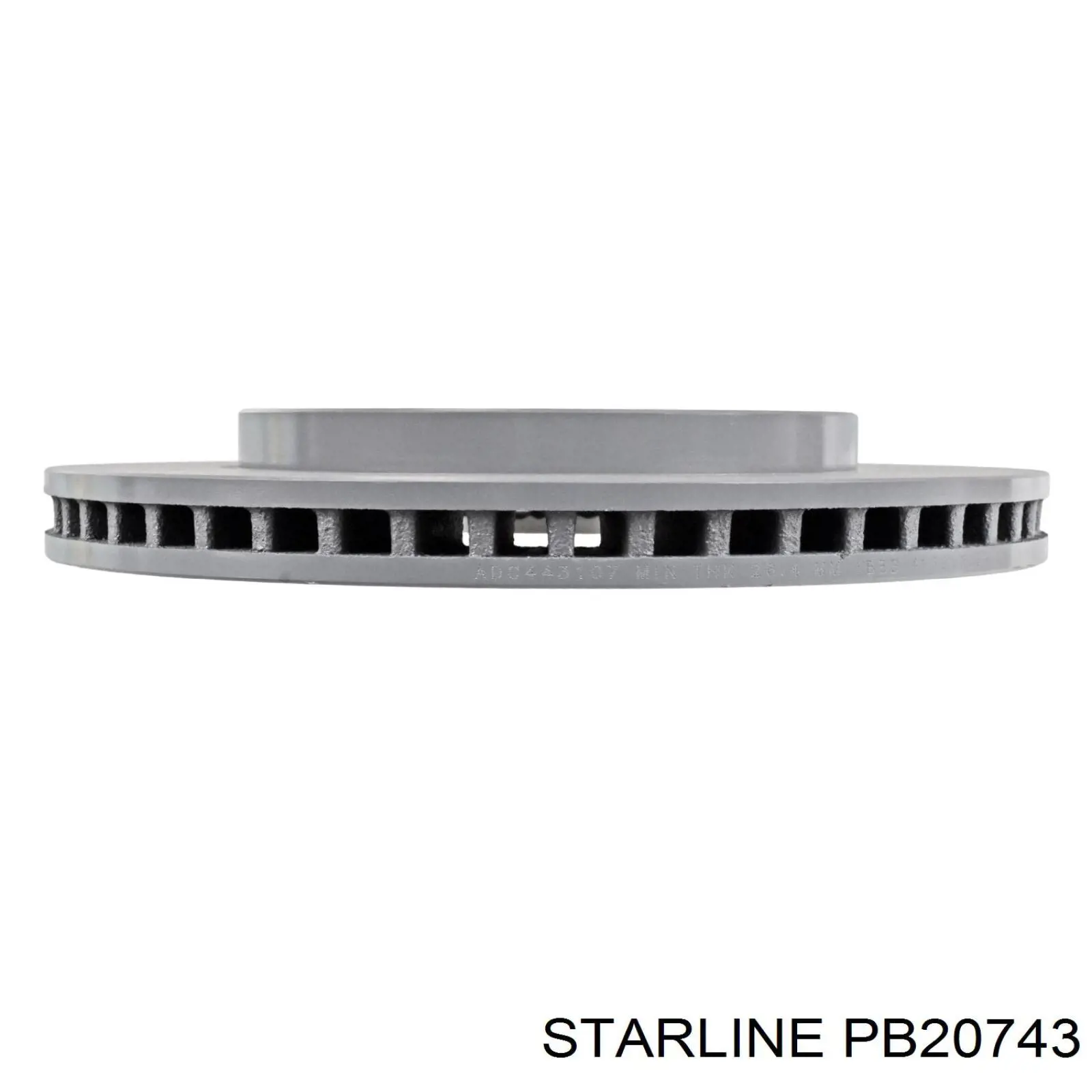 Передние тормозные диски PB20743 Starline