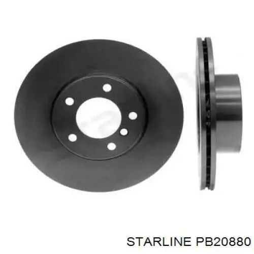 PB 20880 Starline диск тормозной передний