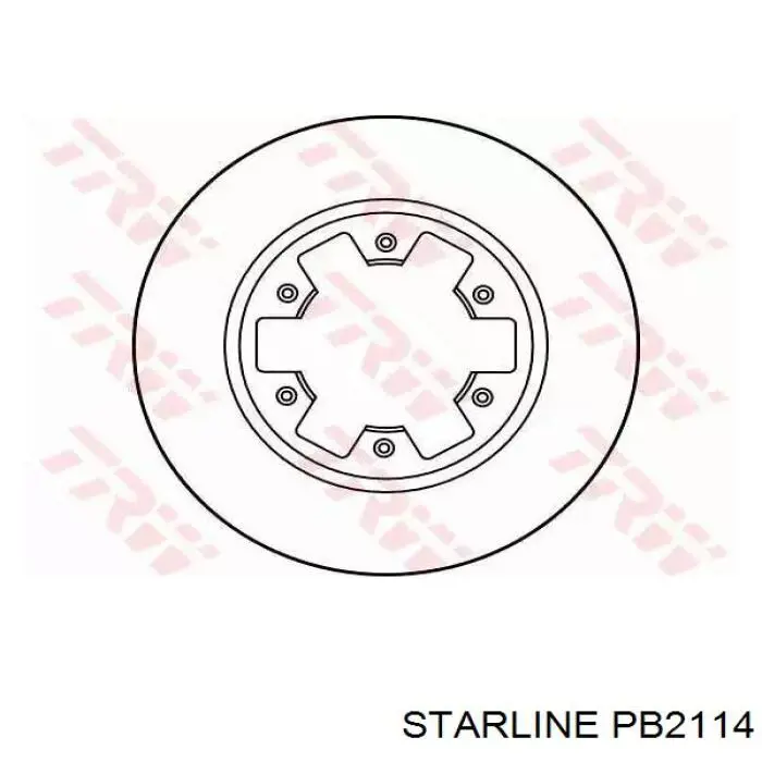 Тормоз дисковый передний Starline PB2114 цена, от 33.31 USD