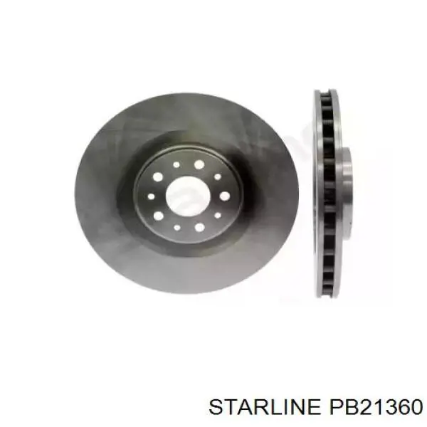 PB21360 Starline диск тормозной передний