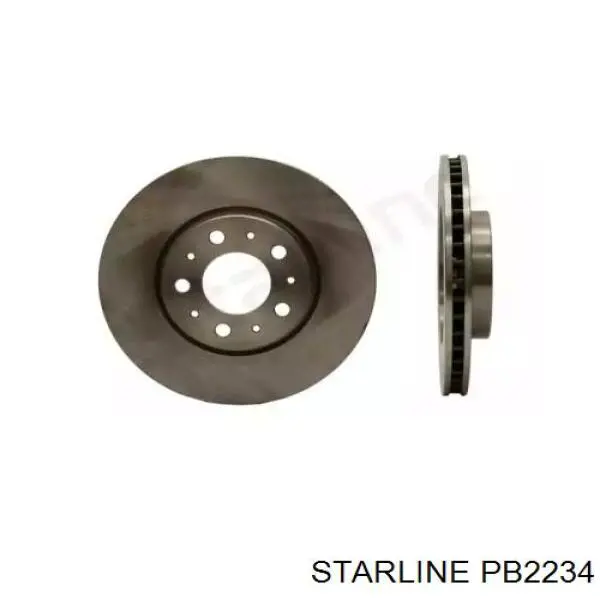 PB 2234 Starline диск тормозной передний