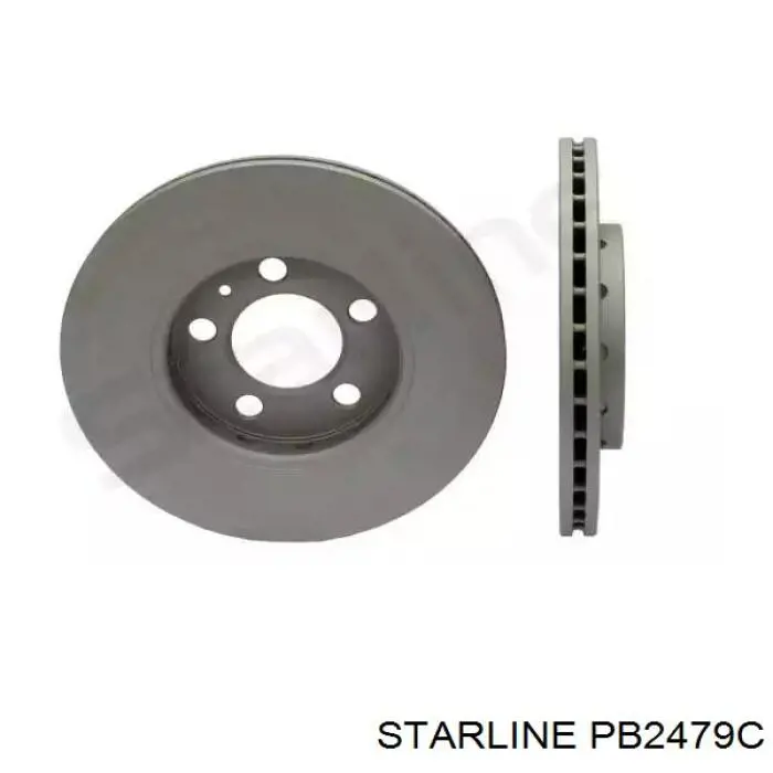 PB 2479C Starline disco do freio dianteiro